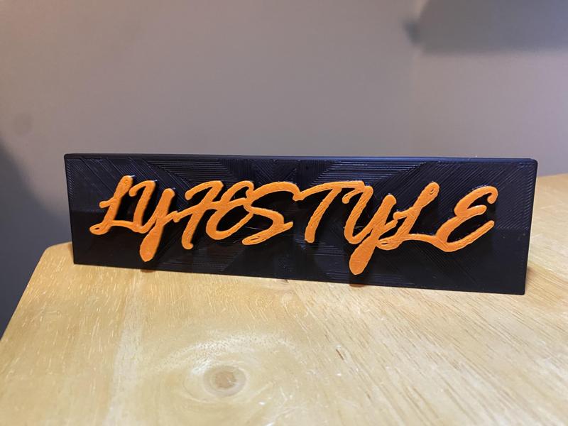 Yeat LYFESTYLE Plaque