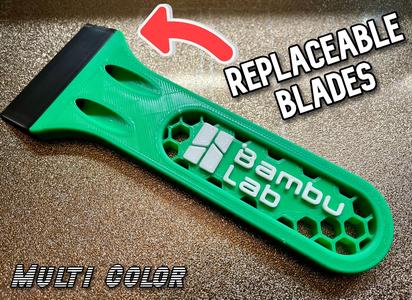 BambuLab Bed Scraper with replaceable blades 