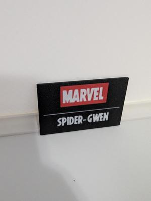 Spider Gwen Multicolor Nameplates