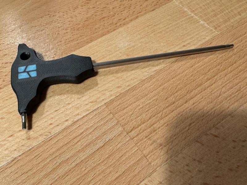 Print in Place Handles for H2D allen key