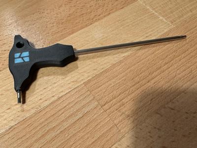 Print in Place Handles for H2D allen key