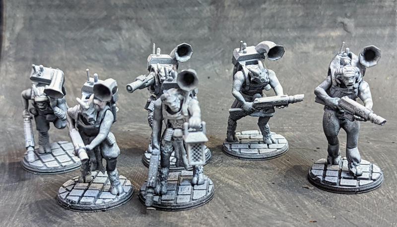 Beastmen in Space! Multipart Radio Operator Squad