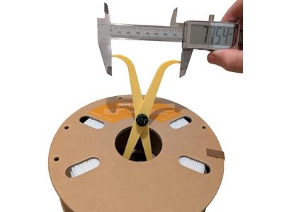 Inner Diameter Measurement Tool for Cardboard Spools