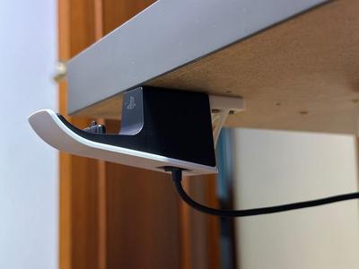 PS5 Pulse Elite under desk charger