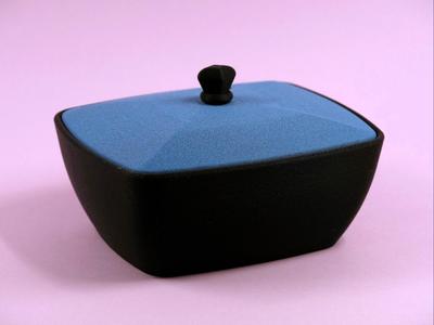 Sleek Q-Tip Jar / Cosmetic Container