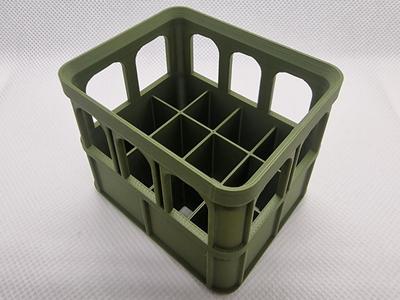 AA battery holder crate (stackable, no glue)