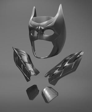 Batwoman mask and armor