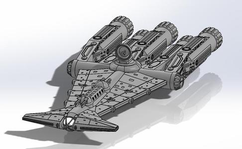Star Wars Medium Cruiser (Crucible Inspired)
