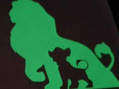 Lion King and Simba - Glow in the dark