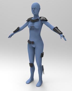 Cara Dune's Armor - The Mandalorian