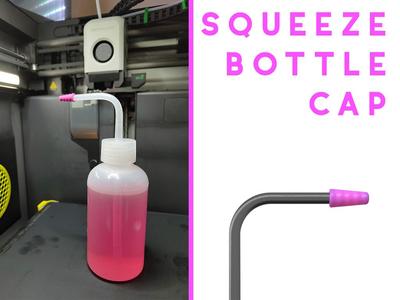 Squeeze bottle cap