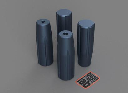 Cylindrical Handle fixed - Impugnatura fissa cilindrica M6 / M8 Metric thread