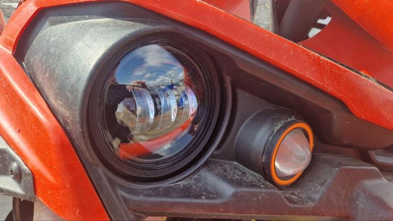 ATV headlight LED adapter