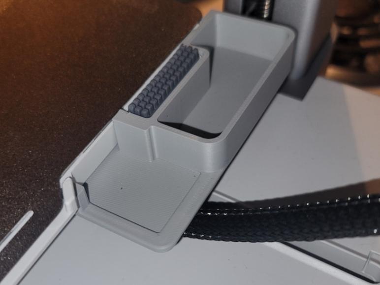 A1 Nozzle Wiper Catch & Hotbed Cable Guide