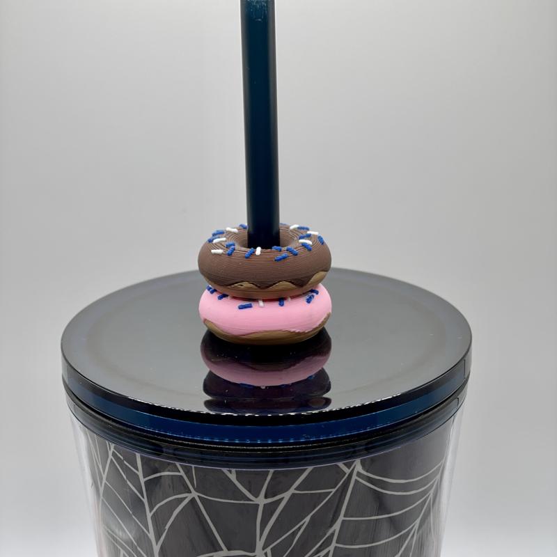 Donut Straw Topper