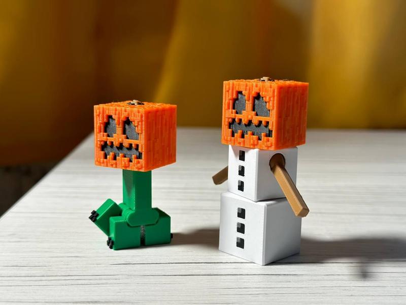 Minecraft Pumpkin Hat