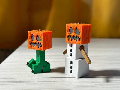Minecraft Pumpkin Hat