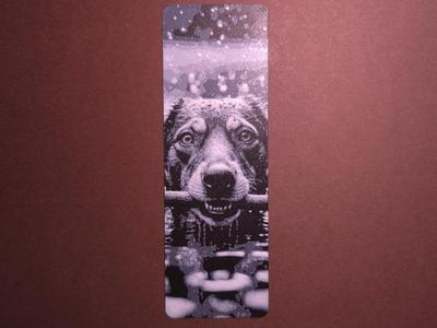 Swimming Dog 2 Bookmark