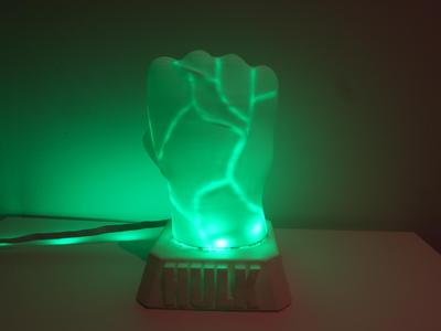 Hulk Fist Light Statue