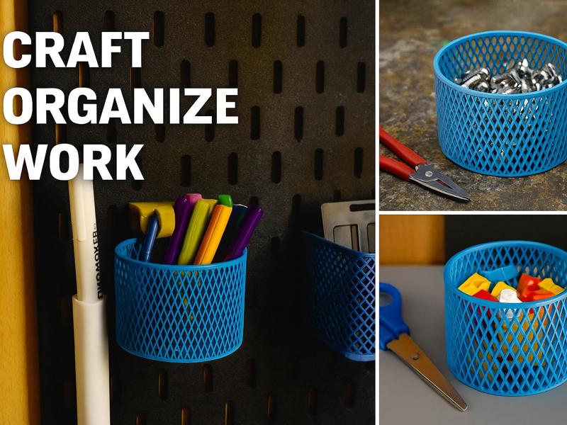 Skadis Mesh Basket Round - Storage 
