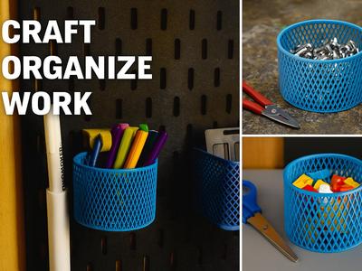 Skadis Mesh Basket Round - Storage 