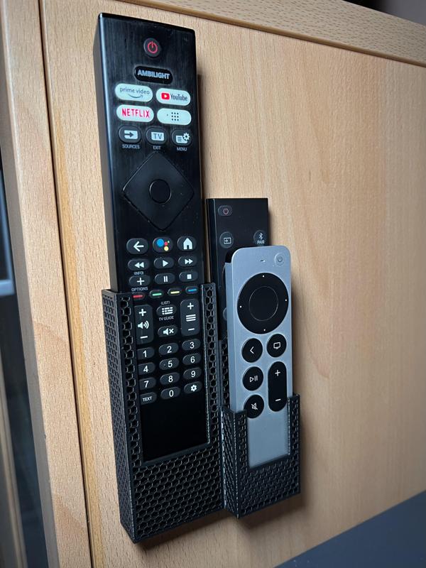 Remote control wall holder