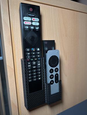 Remote control wall holder