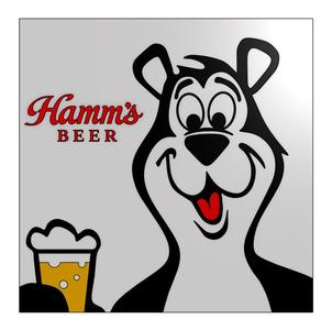 HAMMS BEAR DRINKING LOGO