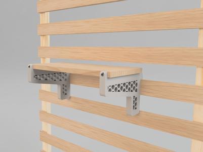 Shelf Bracket for French-Cleat-System