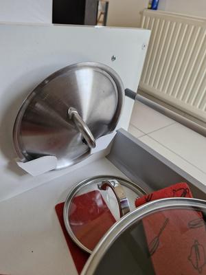 Door pan lid holder (optimized printing)