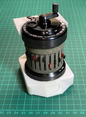 Curta MKII calculator stand