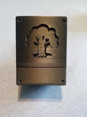 Green Mana Symbol Deck Box