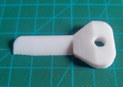 Key letter opener for keychain
