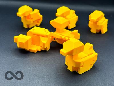 Puck - The Low Poly Fidget Duck