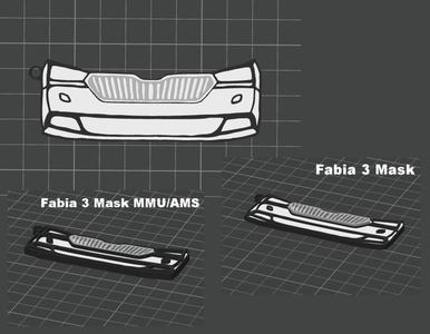 Fabia 3 Mask keychain