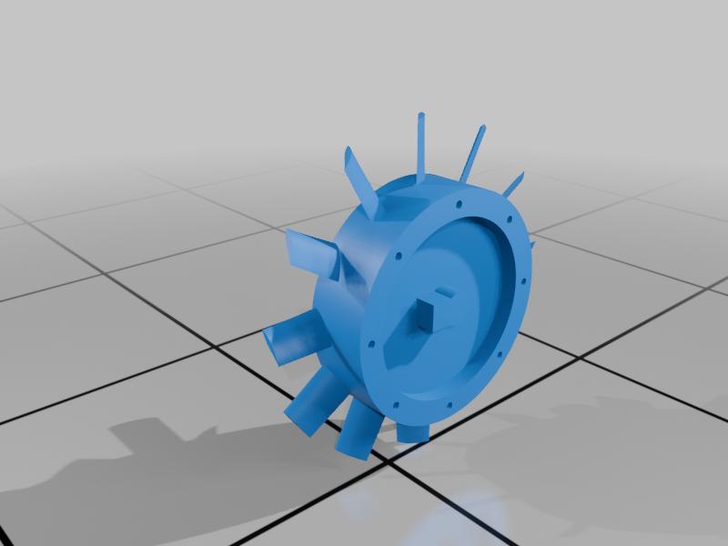 Fw 190 - Engine fan for 1/72 Revell