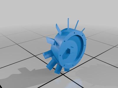 Fw 190 - Engine fan for 1/72 Revell