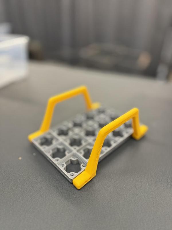 3x3 handle for Gridfinity tray for Ikea Samla 