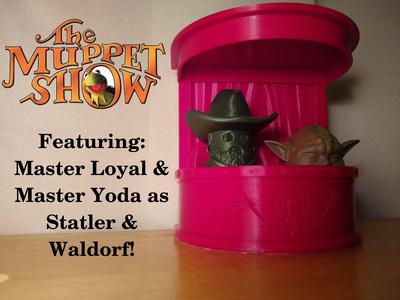 Master Loyal & Master Yoda as Statler & Waldorf