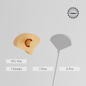 Festival Style Hand Fan Cake Pop Mold, Asian Tradition Fan Design, 2-Piece Set PRODUCT_2796