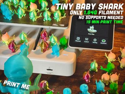 Tiny Baby Shark – No Supports - Cute mini easy fun