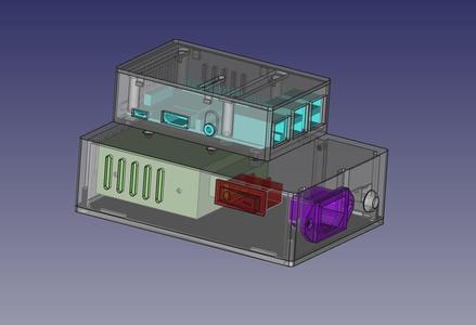 OctoPi Power Supply and Printer GPIO Relay Switch Enclosure