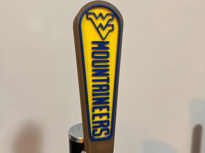 West Virginia Mountaineers Keg Handle Insert