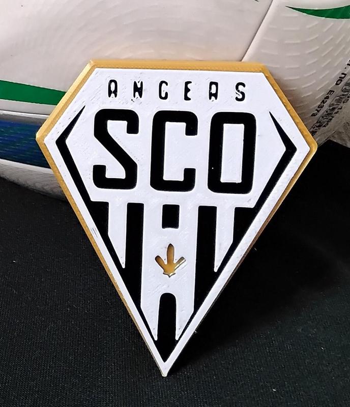 Angers Sporting Club de l'Ouest (Angers) coaster or plaque