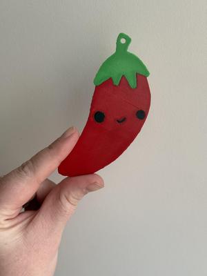 Cute Chili keychain 