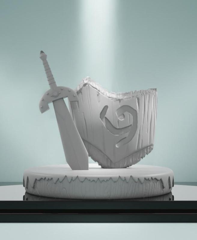 Deku Shield and Sword