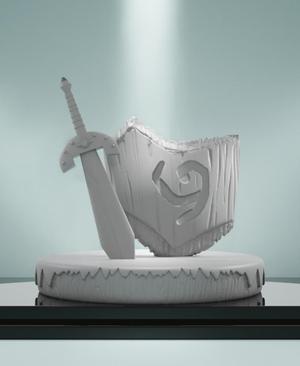 Deku Shield and Sword