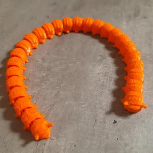 EXTRA LONG TINY CATERPILLAR FLEXI - PRINT-IN-PLACE - SUPPORT FREE