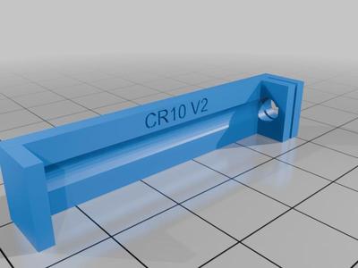 CR-10 v2 Optimized for Printing - with Letters Cut within the Model