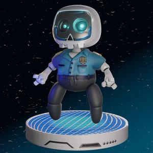 Astro Marvin Zombie, Resident-Evil 2 From Astro Bot / Astro's PlayRoom | Play Station 5 Robo Mascot 